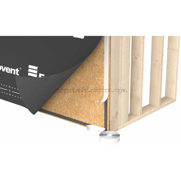 Eurovent Butyl Pro двостороння бутилова клейка стрічка під контробрешітку