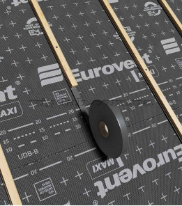 Eurovent PUR 50 одностороння клейка ущільнювальна стрічка під контробрешітку