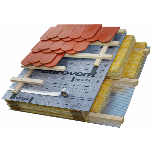 Покрівельна алюмінізована мембрана Eurovent Rflex 160