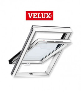 Velux Стандарт Плюс GLU 0061 двокамерне вологостійке вікно з дерева в поліуретані ручка зверху