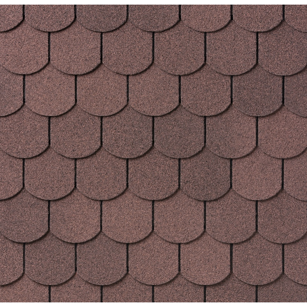 Бітумна черепиця IKO Superglass-Biber 07 Dual Brown