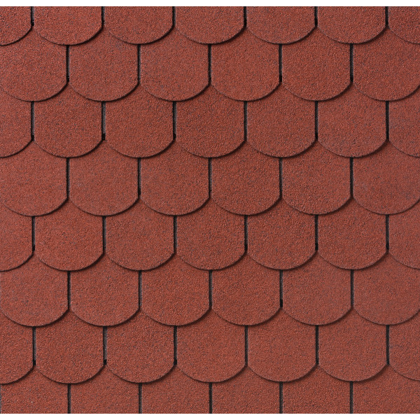 Бітумна черепиця IKO Superglass-Biber 10 Tile Red