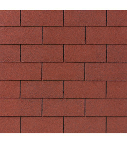 Бітумна черепиця IKO Superglass 3TAB 10 Tile Red