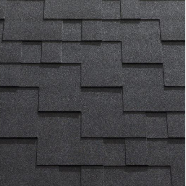 Бітумна черепиця Katepal Rocky чорний