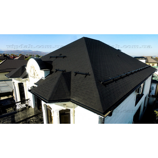 Бітумна черепиця Katepal Rocky чорний