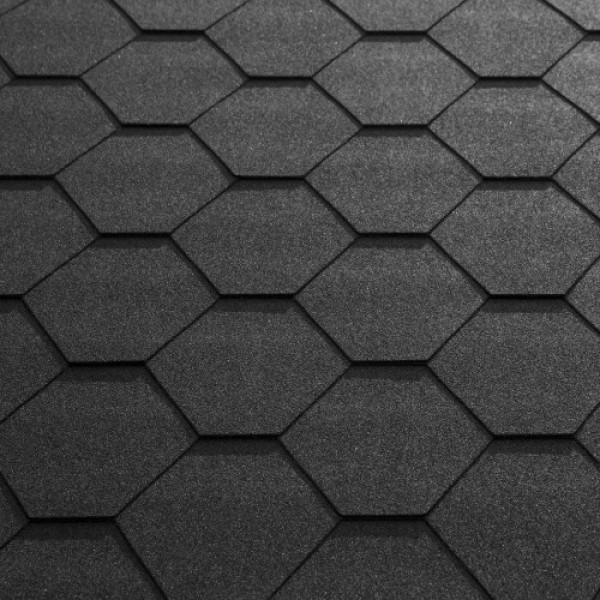 Бітумна черепиця Katepal Klassic KL Чорний