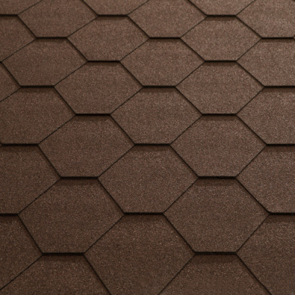 Бітумна черепиця Katepal Klassic KL Коричневий