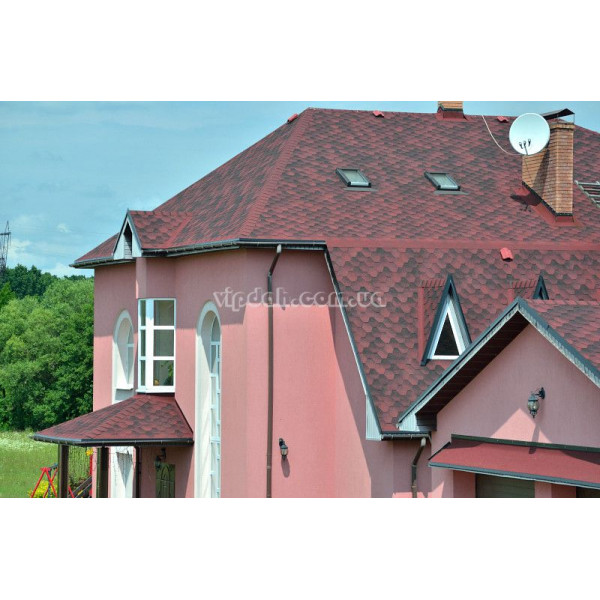 Бітумна черепиця Katepal Jazzy червоний