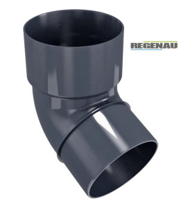 Коліно 67,5° Regenau Ø100 колір Графітовий