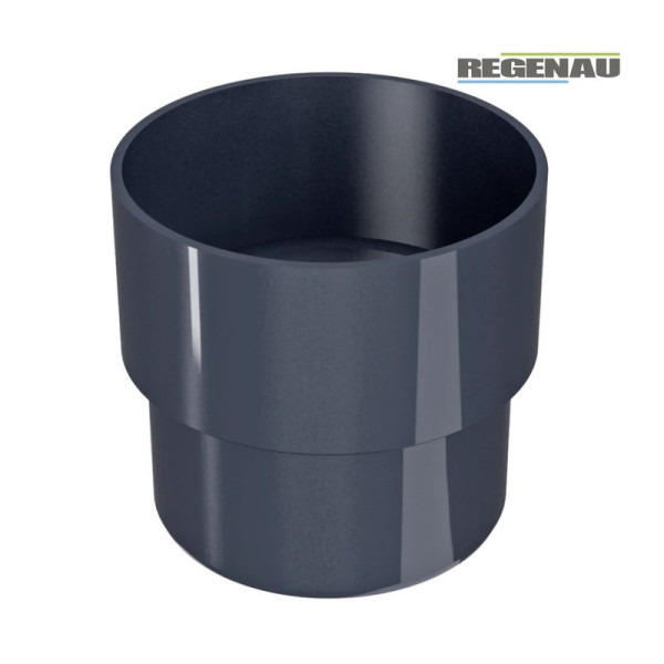 З'єднувач труби Regenau Ø100 колір Графітовий
