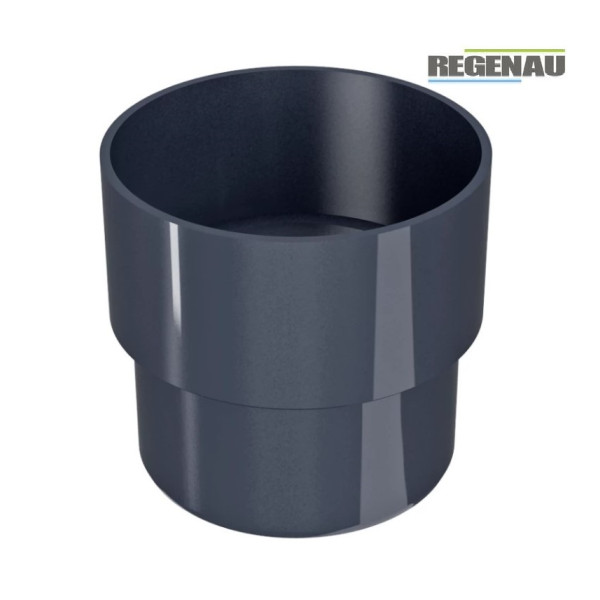 З'єднувач труби Regenau Ø80 колір Графітовий