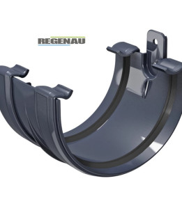 З'єднувач ринви Regenau Ø125 колір Графітовий