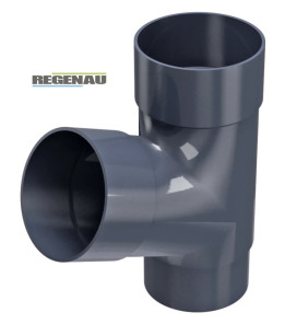 Трійник 67,5° Regenau Ø100 колір Графітовий