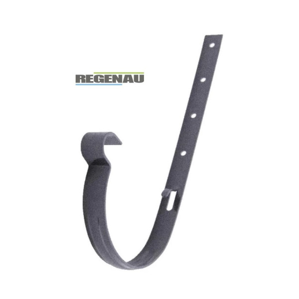 Тримач ринви металевий Regenau Ø125 колір Графітовий