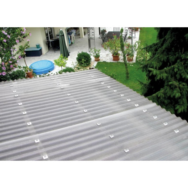 Полікарбонатний шифер TOMO Plex бронзовий текстурований 2000*1045*1,1мм хвиля