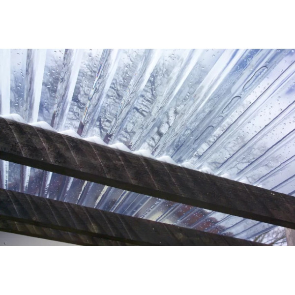 Лист ПВХ Marvec, бронзовий 2*0,9 м. трапеція 0,8 мм