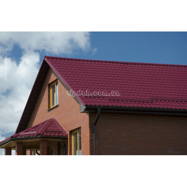 Металочерепиця Шафір Прушиньскі 0,45 мм Arcelor Польща глянець