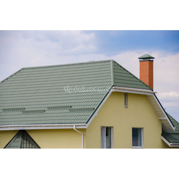 Металочерепиця Класик Китай 0,45мм стигла вишня 3005 мат розмір під замовлення