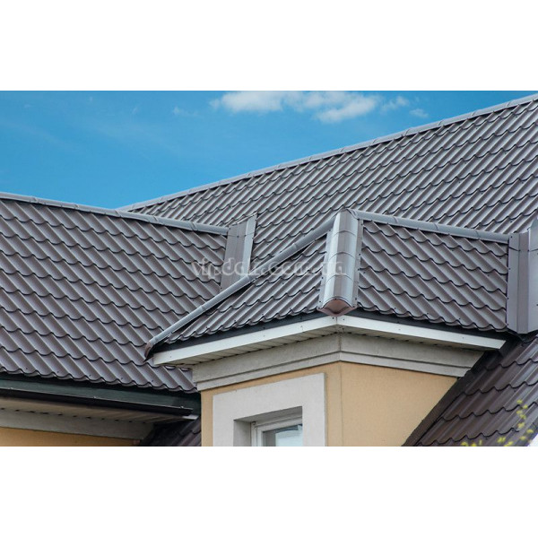 Металочерепиця Ера В'єтнам 0,40мм стигла вишня 3005 мат розмір під замовлення