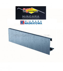 Декоративна накладка ринви Niagara квадратна довжина 2м колір Графітовий