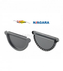 Заглушка универсальна Niagara Ø125 колір Сріблястий