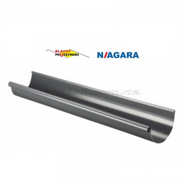 Желоб Niagara длина 4м Ø150 цвет Серебристый
