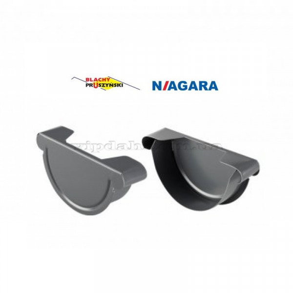 Заглушка глубока Niagara Ø125 колір Сріблястий