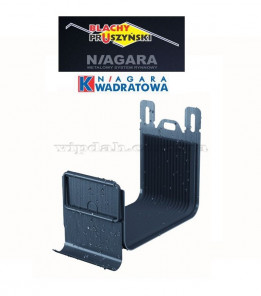 З’єднувач ринви Niagara квадратна Ø125 колір Графітовий