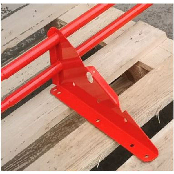 Снігозатримувач трубчастий для фальцевої покрівлі