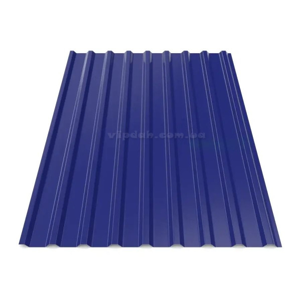 Профнастил покрівельний ПК-20 Китай 0,45мм коричневий 8017 глянець розмір під замовлення