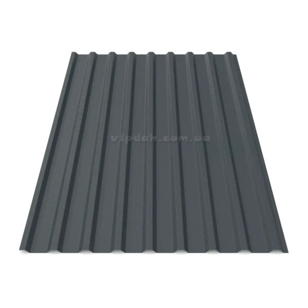 Профнастил покрівельний ПК-20 Україна 0,40мм стигла вишня 3005 мат розмір під замовлення