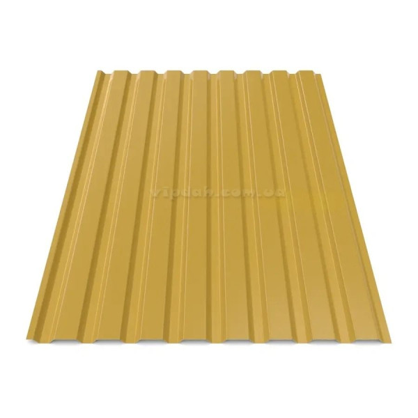 Профнастил стіновий ПС-20 Китай 0,45мм темно-зелений 6005 глянець розмір під замовлення