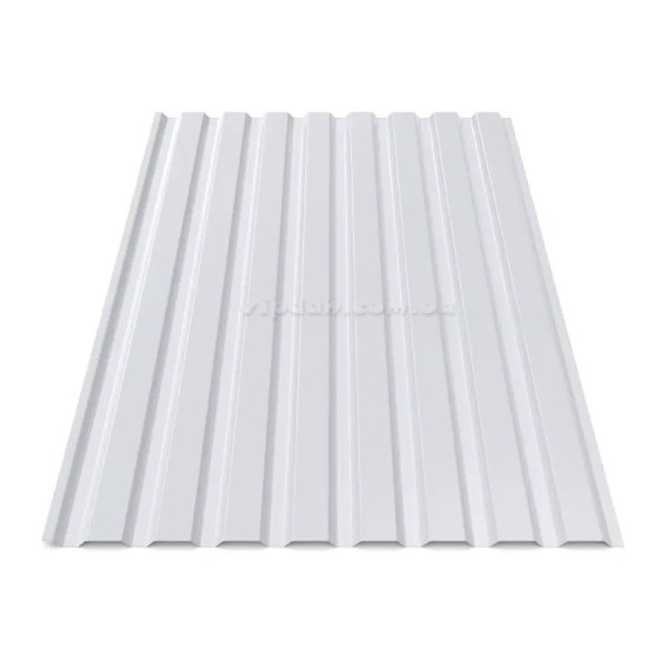 Профнастил стіновий ПС-20 Китай 0,45мм темно-зелений 6005 глянець розмір під замовлення