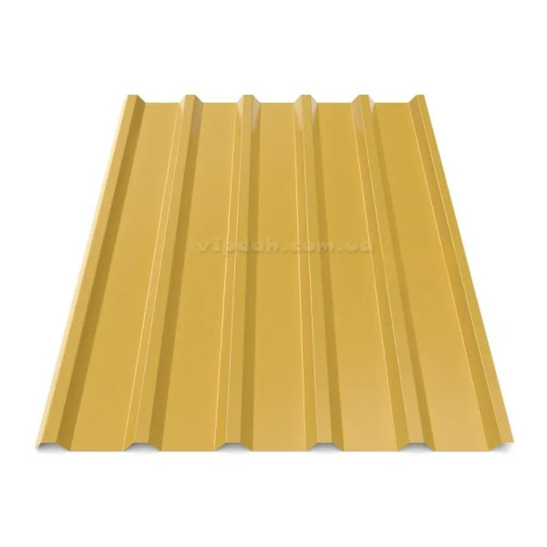 Профнастил покрівельний ПК-35 Китай 0,45мм металік 9006 розмір під замовлення