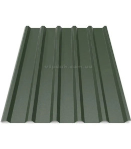 Профнастил ПК-35 ArcelorMittal 0,50мм зелений 6020 мат розмір під замовлення