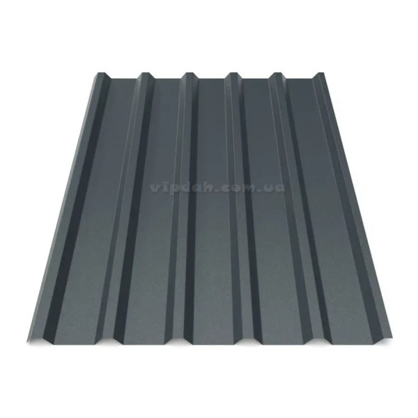 Профнастил ПК-35 Україна 0,45мм темно-зелений 6005 мат розмір під замовлення