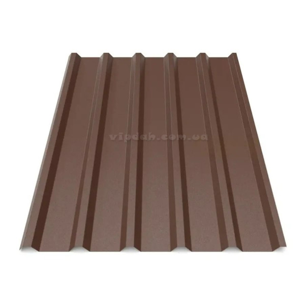 Профнастил ПК-35 Україна 0,45мм темно-зелений 6005 мат розмір під замовлення