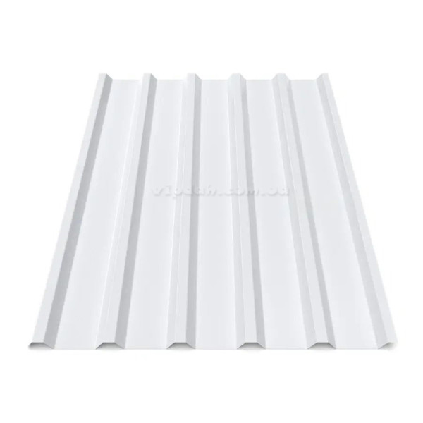 Профнастил покрівельний ПК-35 Китай 0,45мм металік 9006 розмір під замовлення