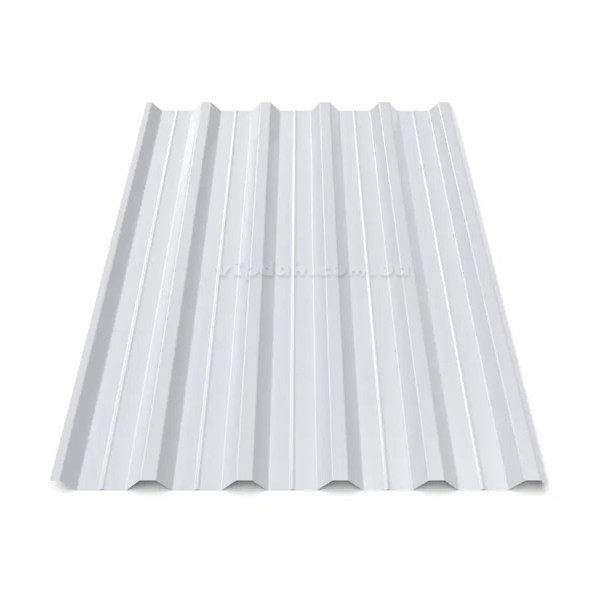 Профнастил покрівельний ПК-45 Китай 0,40мм металік 9006 розмір під замовлення