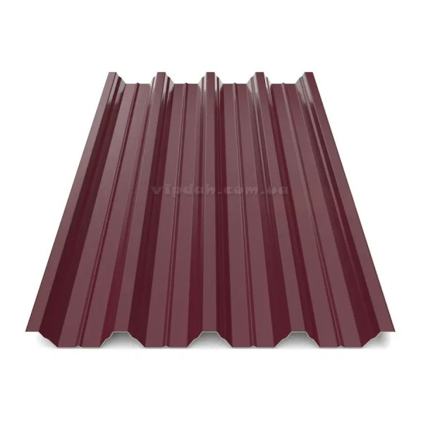 Профнастил покрівельний ПК-57 Китай 0,45мм темно-зелений 6005 глянець розмір під замовлення