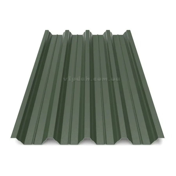 Профнастил ПК-57 Корея 0,45мм чорний 9005 мат розмір під замовлення