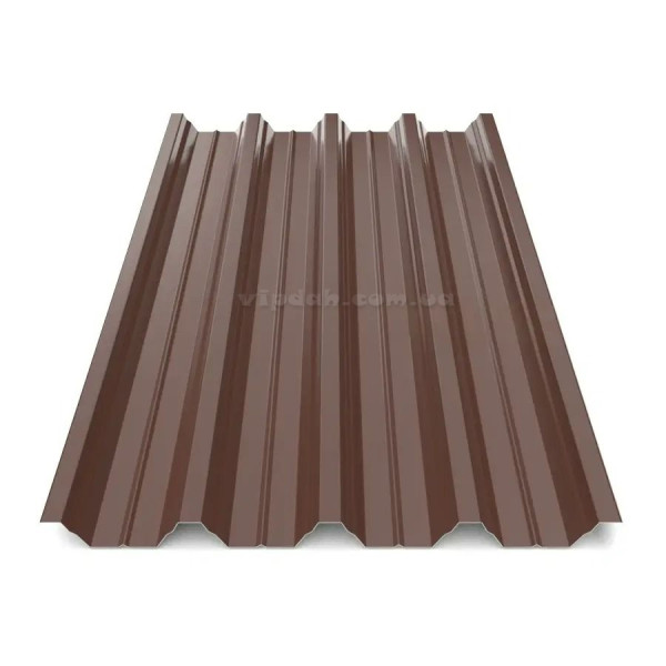 Профнастил покрівельний ПК-57 Китай 0,45мм темно-зелений 6005 глянець розмір під замовлення