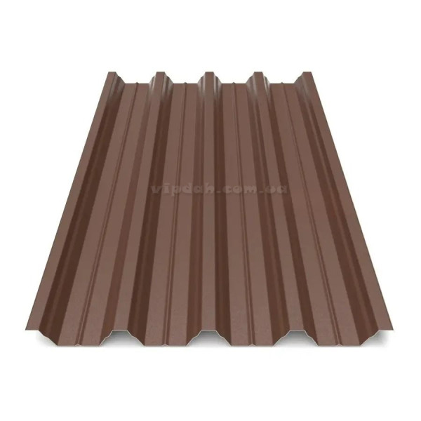 Профнастил ПК-57 Корея 0,45мм чорний 9005 мат розмір під замовлення