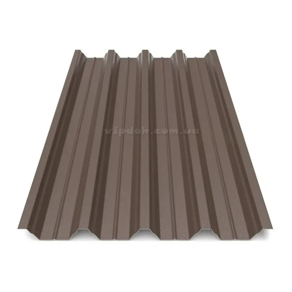 Профнастил ПК-57 Корея 0,45мм чорний 9005 мат розмір під замовлення