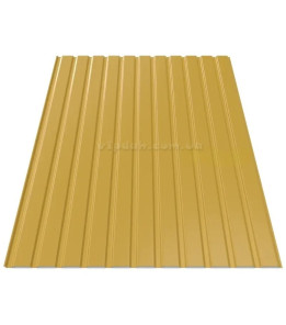 Профнастил ПС-10 Україна 0,40мм жовтий 1003 розмір під замовлення