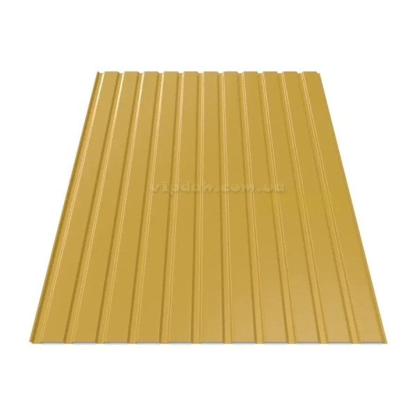 Профнастил ПС-10 Україна 0,40мм жовтий 1003 розмір під замовлення