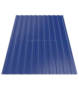 Профнастил ПС-8 Україна 0,45мм синій 5005 глянець розмір під замовлення