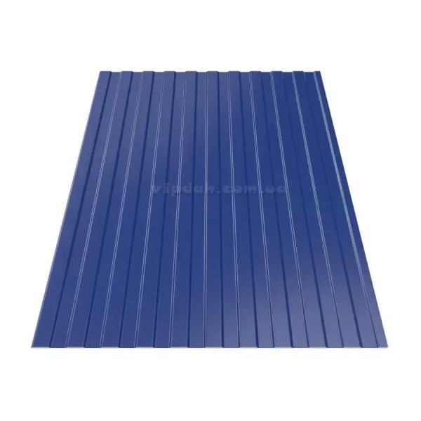 Профнастил ПС-8 Китай 0,45мм темно-зелений 6005 глянець розмір під замовлення