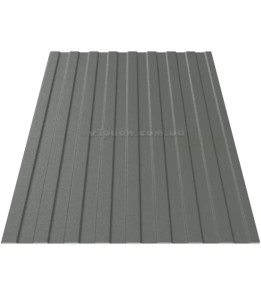 Профнастил ПС-8 Україна 0,40мм графіт 7024 мат розмір під замовлення