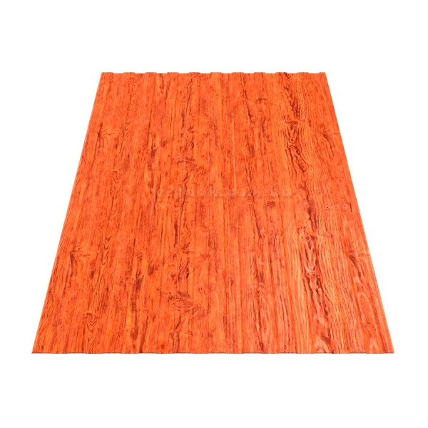 Профнастил ПС-8 Китай 0,40мм коричневий 8017 глянець розмір під замовлення